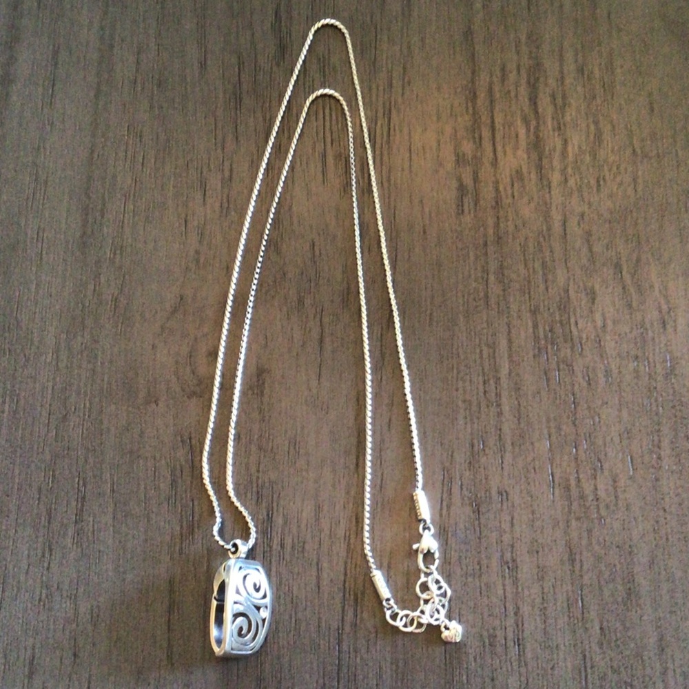 Brighton Silver Swirl Pendant Necklace - Silver